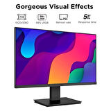 Koorui 21.5" 22N1 LED 6ms 75Hz VGA, HDMI VESA 1080p Siyah Monitör
