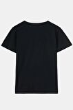 Ghost Unisex Siyah Oversize Baskılı Tişört - Şık ve Rahat