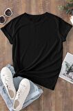 Brookyln Unisex Siyah Oversize Baskılı Tişört - Şık ve Rahat
