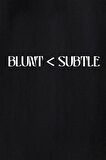 Blunt Unisex Siyah Oversize Baskılı Tişört - Şık ve Rahat