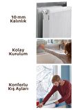 8 Adet Kalorifer Radyatör Arkalığı Isı Yalıtımı Levhası Petek Arkası Alüminyum Folyo İzolasyon Plaka