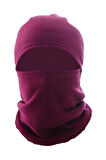 Mor Şeker Polar Kar Maskesi Termal Kışlık Şapka Bere Boyunluk Motorcu Kask Içi Unisex Balaclava