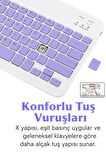  Kablosuz Bluetooth Klavye + Mouse Seti (iOS / Android / Windows Uyumlu) MOR