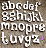 Harf Büyük Boy El Yazısı Alfabe 8 Cm Silikon Kalıp K-036