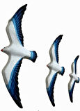 3'lü SET, 3 Adet Farklı Martı Kuş, 3 Adet Silikon Kalıp K-1006