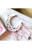 Ay Hilal Ve Tüy Düş Kapanı Dreamcatcher Askı Silikon Kalıp K-1023, Kokulu Taş Sabun Alçı Mum Kalıbı