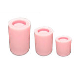 3 Adet 3 Boyutlu Mantar Seti Silikon Kalıp K-1230, Kokulu Taş Sabun Alçı Béton Mum Kalıbı