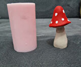 3 Boyutlu 6,5cm Mantar Silikon Kalıp K-1232