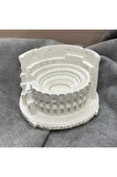 Roma Kolezyum Flavianus Amfitiyatrosu Tealight Mumluk Silikon Kalıp K-1244