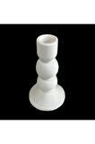 Boğumlu 15cm Şamdan Mumluk Silikon Kalıp K-1353