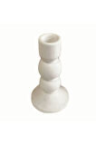 Boğumlu 15cm Şamdan Mumluk Silikon Kalıp K-1353