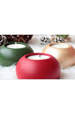 6,7cm Yuvarlak Top Tealight Mumluk Silikon Kalıp K-1359, Kokulu Taş Sabun Alçı Mum Kalıbı