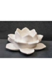 14,5cm Sukulent Lotus Nilüfer Çiçek Mumluk Tealight Silikon Kalıp K-1388