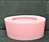 13cm Sukulent Lotus Nilüfer Çiçek Mumluk Tealight Silikon Kalıp K-346