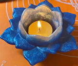 13cm Sukulent Lotus Nilüfer Çiçek Mumluk Tealight Silikon Kalıp K-346