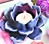 13cm Sukulent Lotus Nilüfer Çiçek Mumluk Tealight Silikon Kalıp K-346