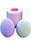 3 Boyutlu Çiçek Kabartmalı Yumurta Silikon Kalıp K-603