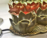 12cm Lotus Çiçek Tealight Mumluk Silikon Kalıp K-727