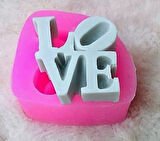Love Yazısı Silikon Kalıp K-921