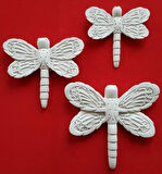 13,5x14,3cm Yusufçuk, 1 ADET Silikon Kalıp K-934, Kokulu Taş Sabun Alçı Mum Kalıbı