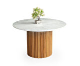 LOZAN ORTA SEHPA, BEYAZ, NATURAL