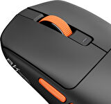 Royal Kludge M30 Siyah-Turuncu 1K Hz Kablosuz Gaming Mouse 12.000 DPI