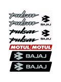 PULSAR A4 STİCKER SETİ GRİ - ETİKET