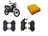 Rks Cross Xvr 250 Bakım Seti Ön-Arka Balata Ve Hava filtresi