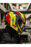 SX.100 GIGABOT KIRMIZI-SARI KASK