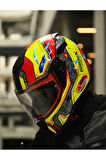 SX.100 GIGABOT KIRMIZI-SARI KASK