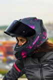 STORM 2 BURST MAT SİYAH-PEMBE KASK