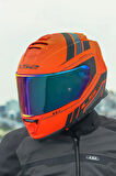 STORM 2 FIST MAT TURUNCU-SİYAH KASK
