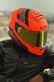 STORM 2 FIST MAT TURUNCU-SİYAH KASK
