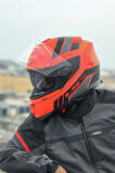 STORM 2 FIST MAT TURUNCU-SİYAH KASK