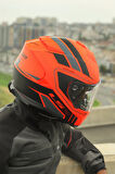 STORM 2 FIST MAT TURUNCU-SİYAH KASK