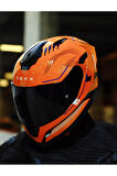 Y.100R BARON TURUNCU KASK