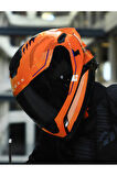 Y.100R BARON TURUNCU KASK