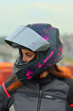 STORM 2 BURST MAT SİYAH-PEMBE KASK