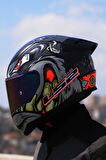 RAPID 2 RACE SPOX GRİ-KIRMIZI KASK