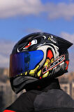 RAPID 2 RACE SPOX GRİ-KIRMIZI KASK