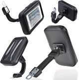 QASUL  Su Geçirmez Bisiklet Motorsiklet Atv Motosiklet Telefon Tutucu Tutacağı Weather Resistant Bike Mount