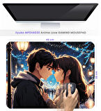 40X30cm Gaming Oyuncu Mousepad Kaymaz Kauçuk Taban Dikişli Kenar Anime Love MP044030