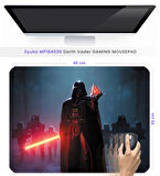 40X30cm Gaming Oyuncu Mousepad Kaymaz Kauçuk Taban Dikişli Kenar Darth Vader MP184030