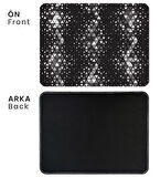 40X30cm Gaming Oyuncu Mousepad Kaymaz Kauçuk Taban Dikişli Kenar Geometric Shapes MP234030