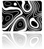 Mouse Pad 40X30cm Black And White Topography Map MP384030 Büyük Boy Uyumlu Gaming Oyuncu Kaymaz Kauçuk Taban Dikişli Kenar Mousepad