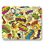 Funny Figures 22x18cm MP522218 ilyuka Mini Boy Gaming Mousepad Dikişsiz Kenar Kaymaz Kauçuk Taban 22x18cm