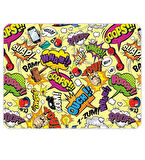 Mouse Pad 40X30cm Funny Figures MP524030 Büyük Boy Uyumlu Gaming Oyuncu Kaymaz Kauçuk Taban Dikişli Kenar Mousepad