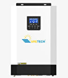 Uretech 3KVA 3KW 3500VA 3500 Watt Tam Sinüs Mppt 110A Akıllı İnverter 24Vdc-220Vac Bataryasız