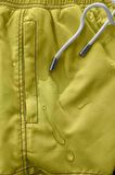 Sarı Su İtici Özellikli Düz Renk Basic Erkek Plaj Deniz Şort Mayo - 301-Sarı