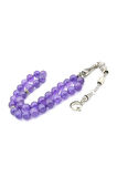 Hakiki Doğal Ametist Taşı Tesbih 8 Mm